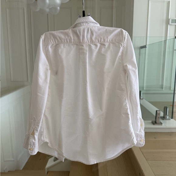 Polo Ralph Lauren White Boys Button Down Shirt Sz 6 - Picture 3 of 4